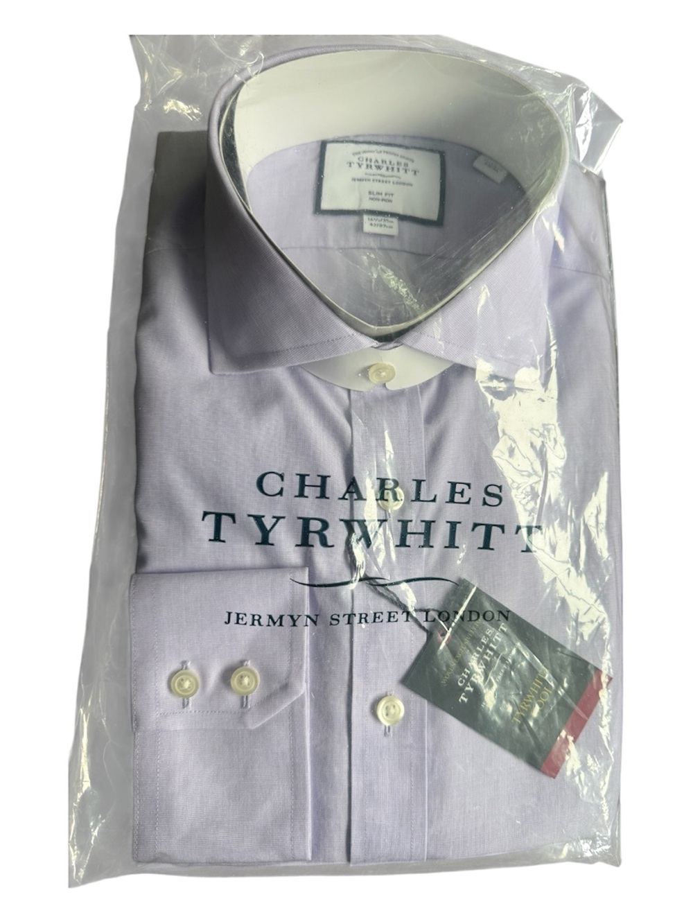 Charles Tyrwhitt Men's Lightweight Lilac Dress Shirt